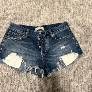 Free people size 26 denim shorts women’s girls teens